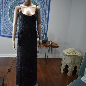 Sequin beaded gown